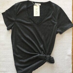 Ray of Sunshine Carbon Drapey Top